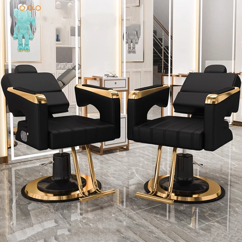 

Luxury Trendy Barber Chair Modern Esthetics Professional Simple Barber Chair Design Glamour Silla Barberia Commercial Furniture