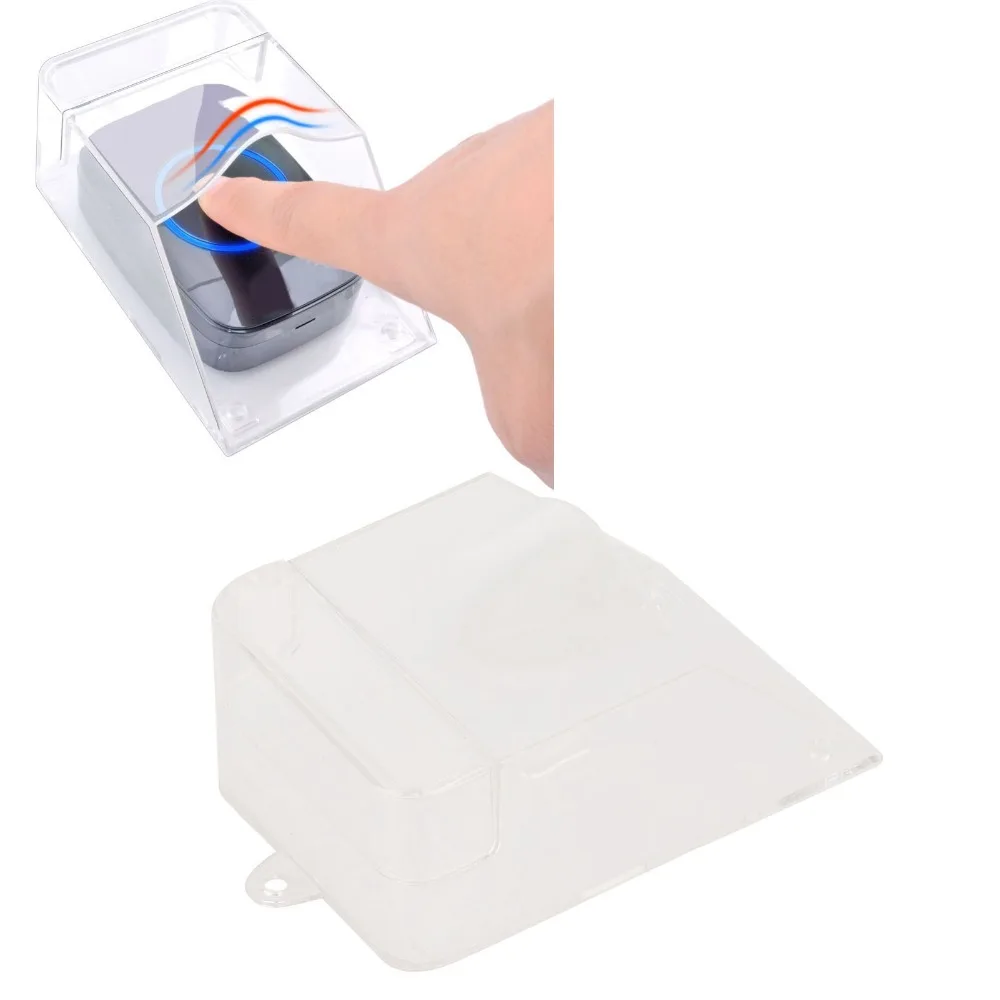 Accessory Waterproof Doorbell Rain Cover Durable Transparent Access Control Rain Cover Fingerprint Lock Cover Heavy Rain