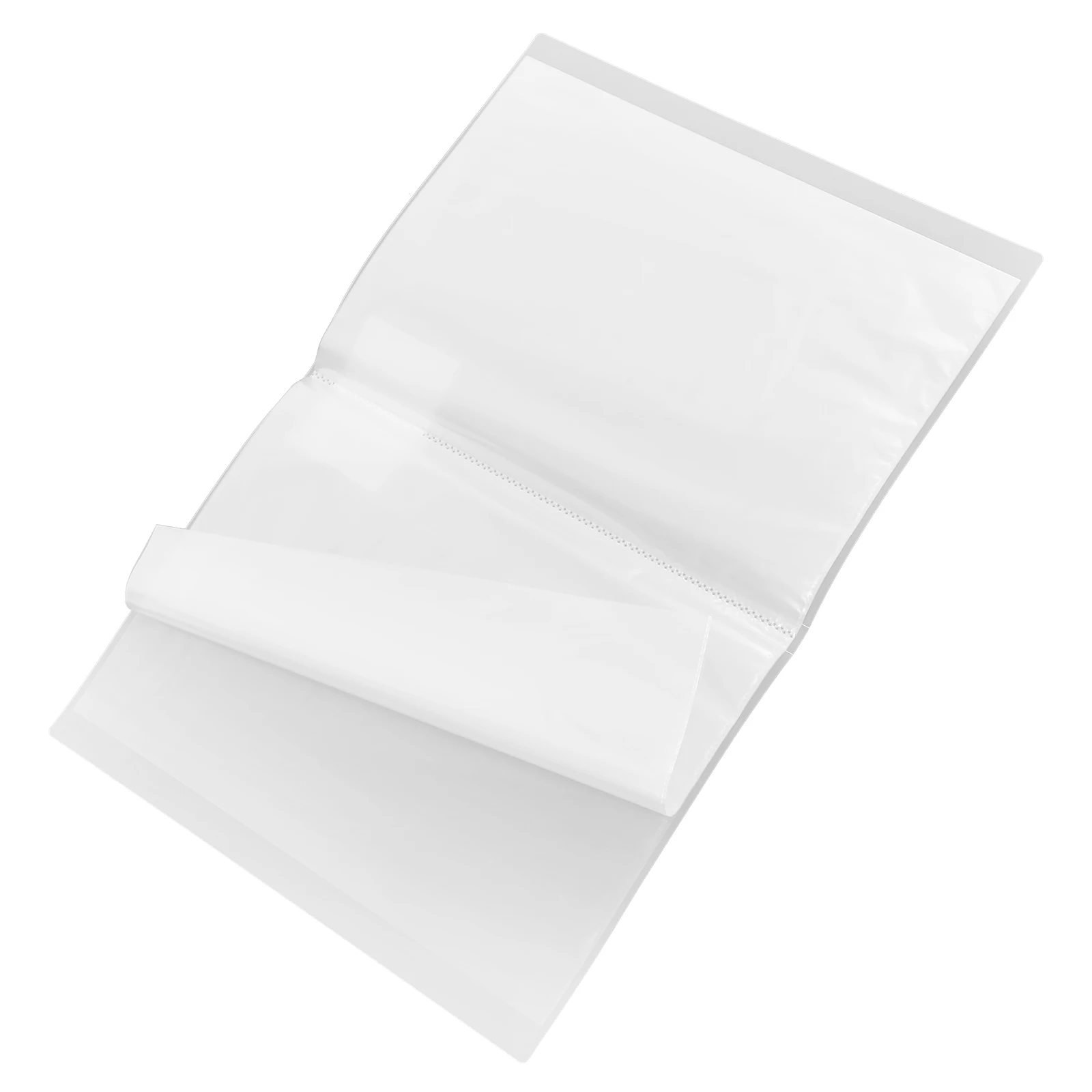 

1pc A3 20 Pages Transparent Plastic File Folder for Document Storage Binder Organizer Artwork Portfolio Large Capacity