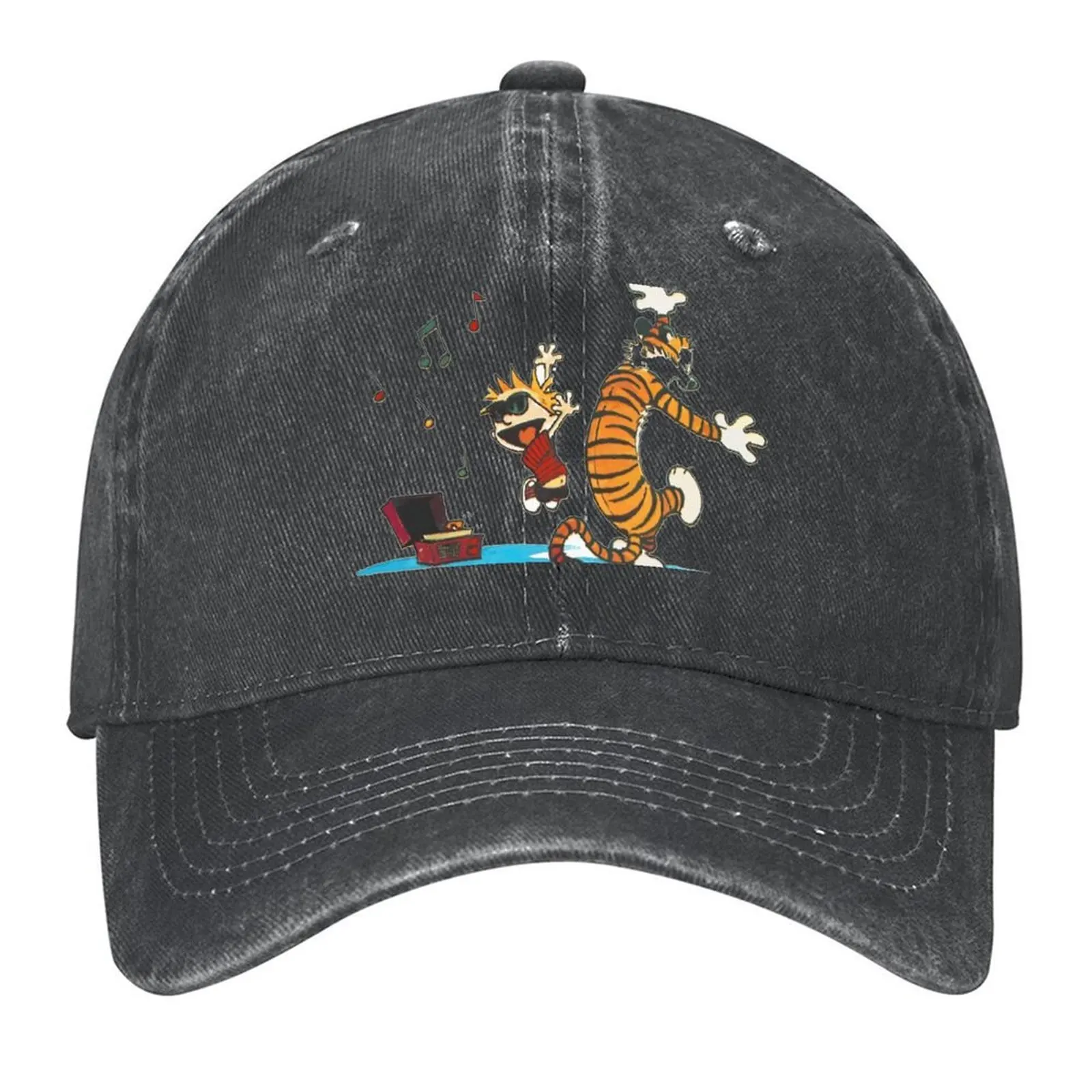 

calvin hobbes music dance Baseball Cap winter hats for men Icon tea Hat Sun Hat For Children Mens Tennis Women's