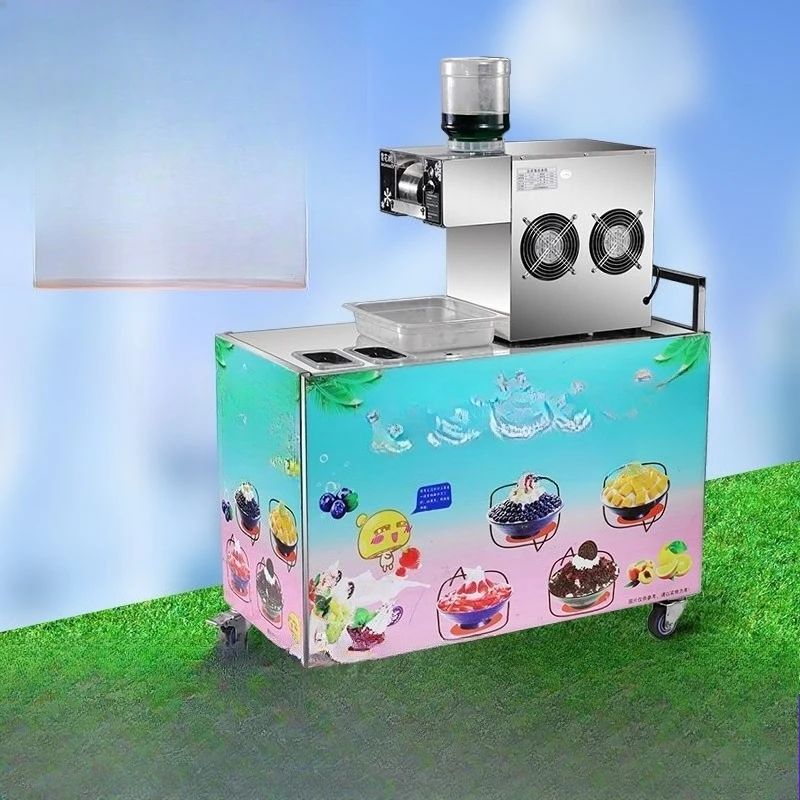 

ice machine, shaved ice machine, fully automatic stall smoothie machine, commercial snowflake ice, stall equipment