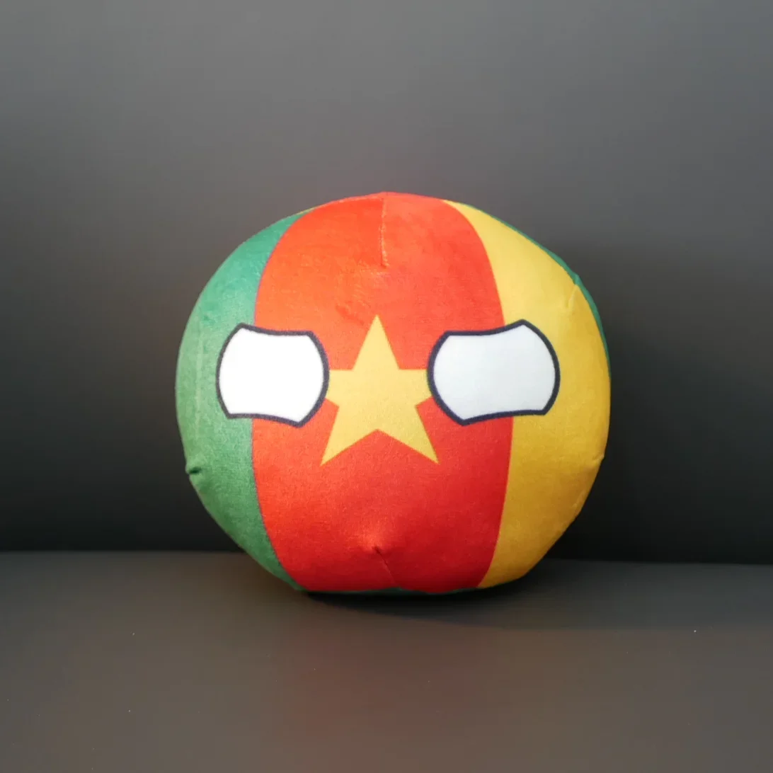 Countryballs pluche sleutelhanger pop Ethiopië Congo Ghana Nigeria Somalië Marokko Angola Ball Polandball gevulde hanger speelgoed cadeau