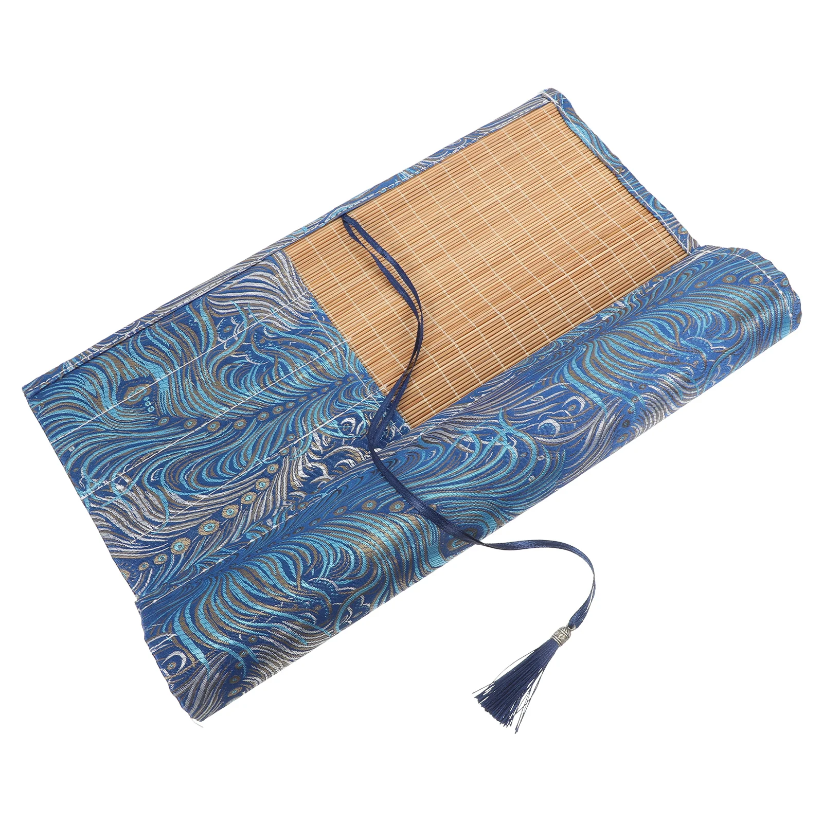 กระเป๋าเก็บแปรง กระเป๋าใส่แปรงทาสี กระเป๋าเดินทางสำหรับใส่แปรง  ผ้าห่อดินสอ ผ้าถักโครเชต์ ผ้าไผ่ สำหรับนักเรียน