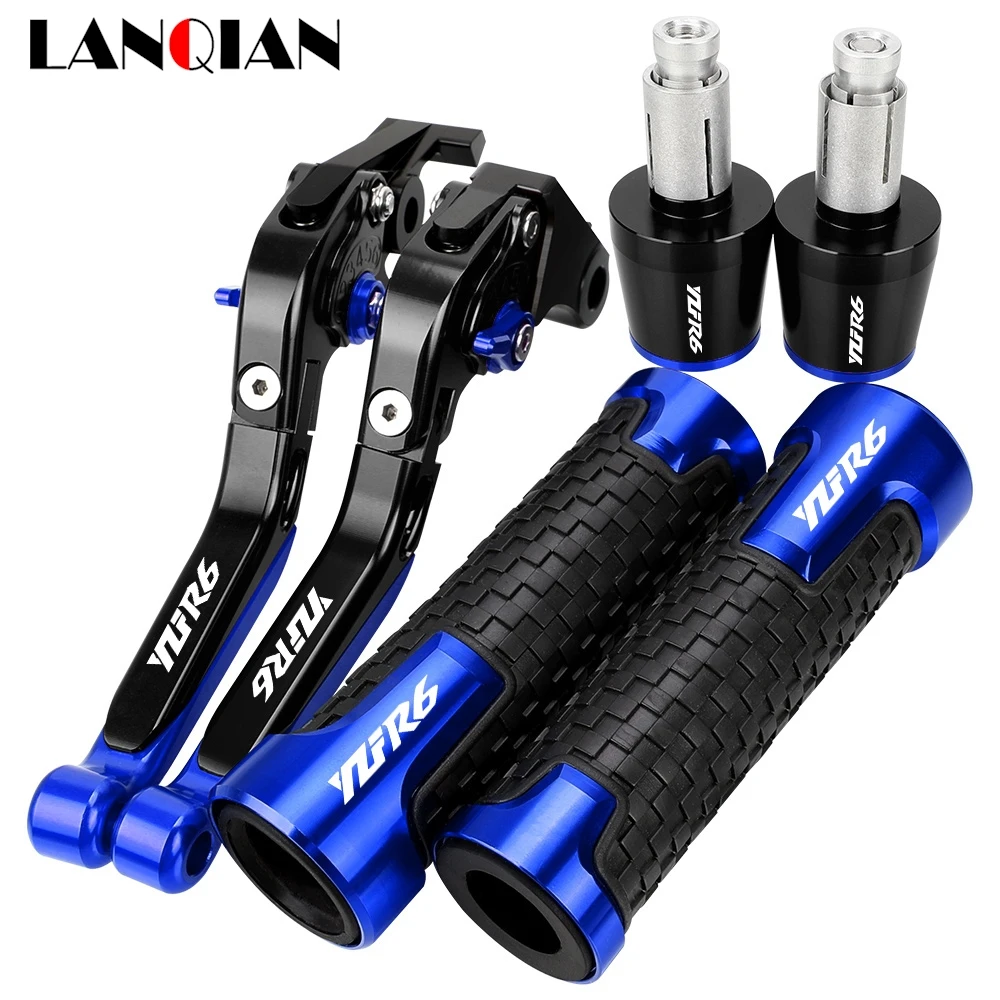 

For YAMAHA YZFR6 YZF-R6 1999 2000 2001 2002 2003 2004 Motorcycle Accessories Handgrips Brake Clutch Levers Handlebar Grips Ends