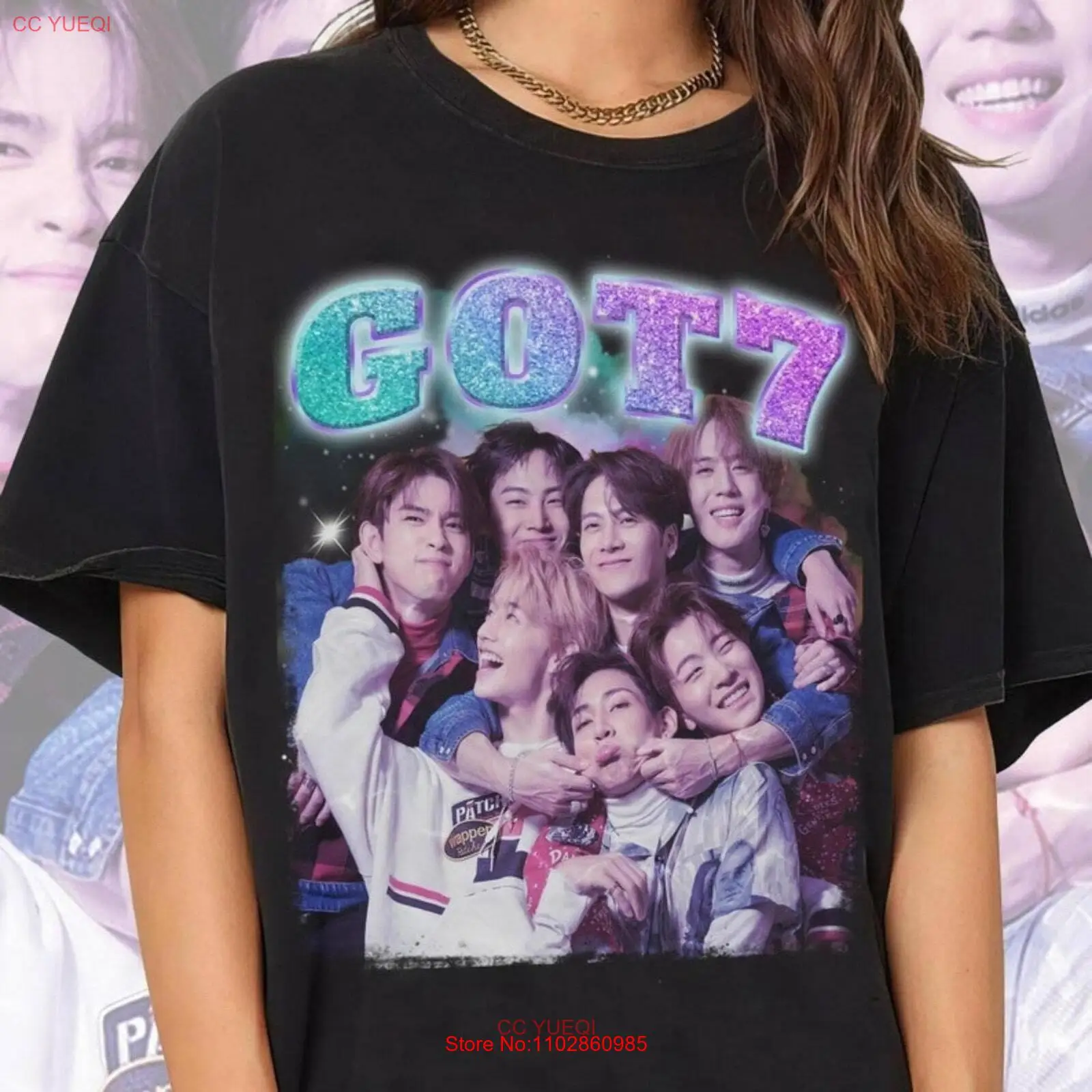 Got7, Got 7, Unisex Style Gift for Fans, T-shirt, Crew Sweatshirt, and Hooded, V