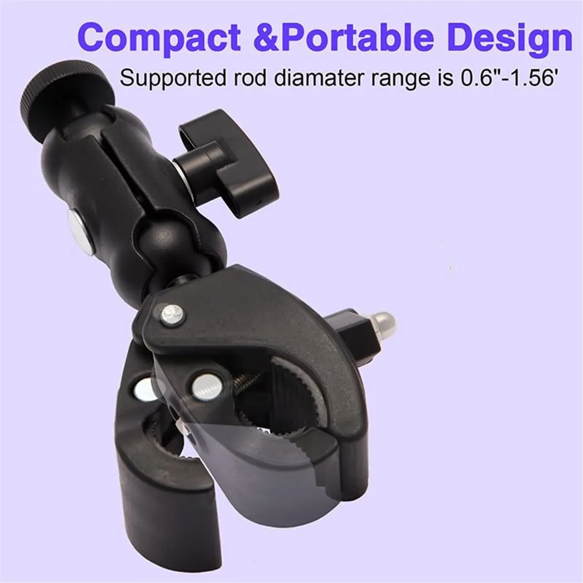 스타링크 미니 마운트 RV 사다리 폴 마운트 조절식 클립 (자동차, RV, 사다리 및 기타 용)