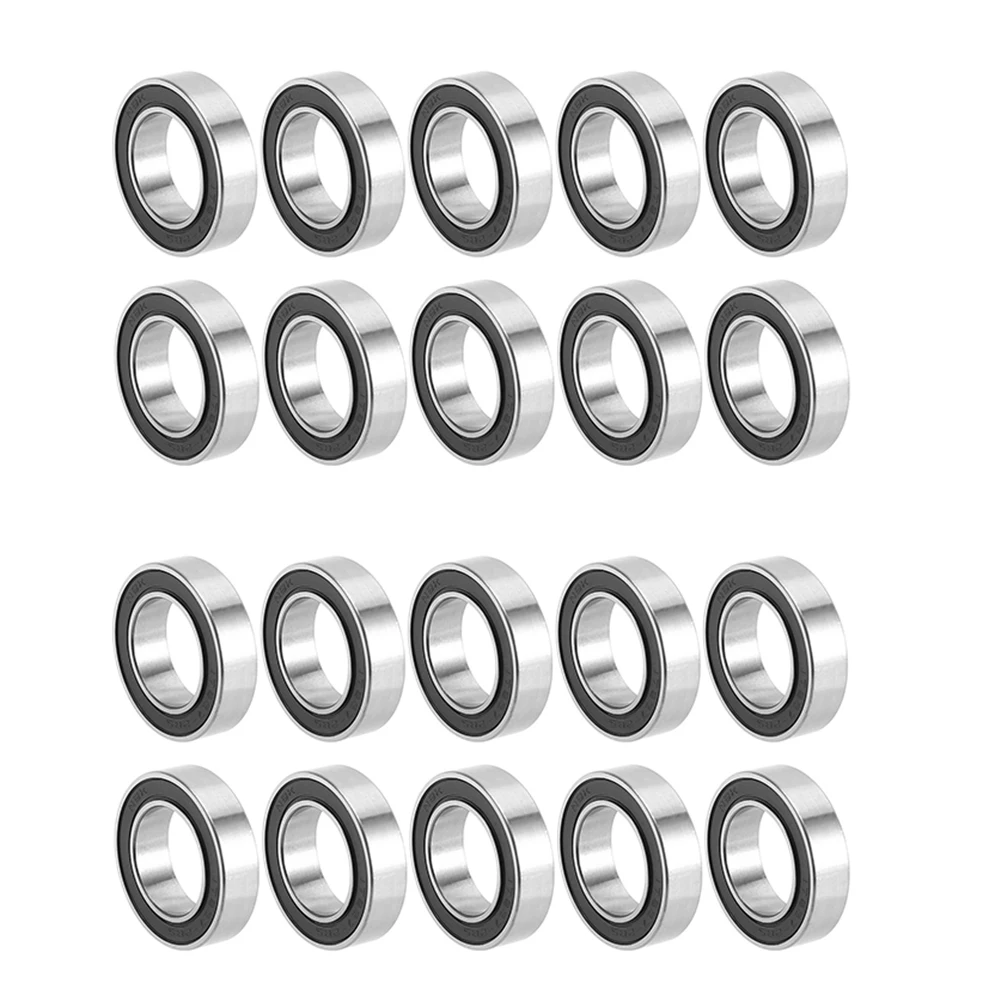CGDS-20Pcs 17287-2RS 17287RS Ball Bearing 17X28x7mm Bike Wheels Bottom Bracket Repair Bearing