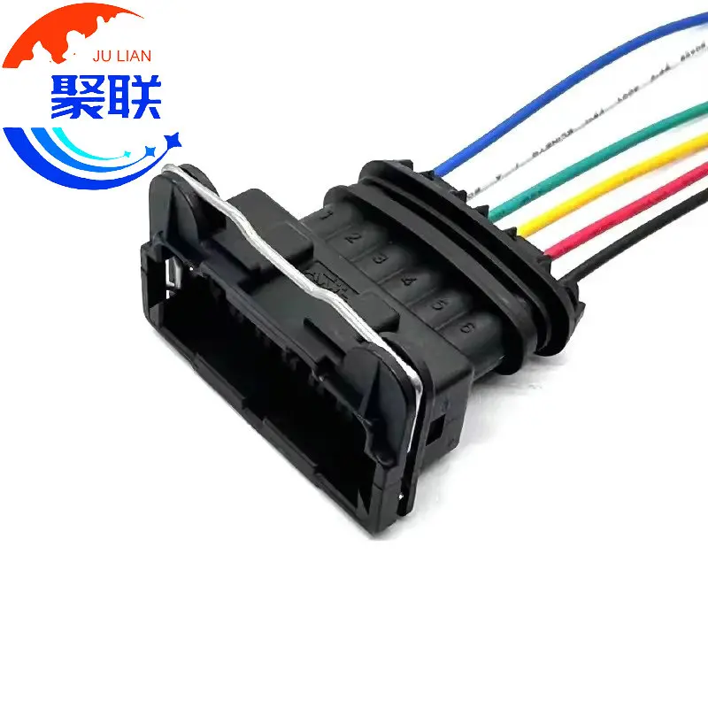 1Set 6Pin Automobile Waterproof Connector Male Female Air Flow Sensor Plug 282236-2 282767-2 for VW Accelerator Pedal Position