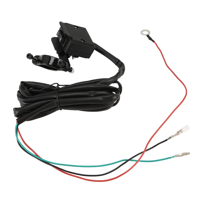 

Superior-12V Winch Rocker Thumb Switch With Mounting Bracket Handlebar Control Line Kit For ATV UTV Electric Winch Accessories