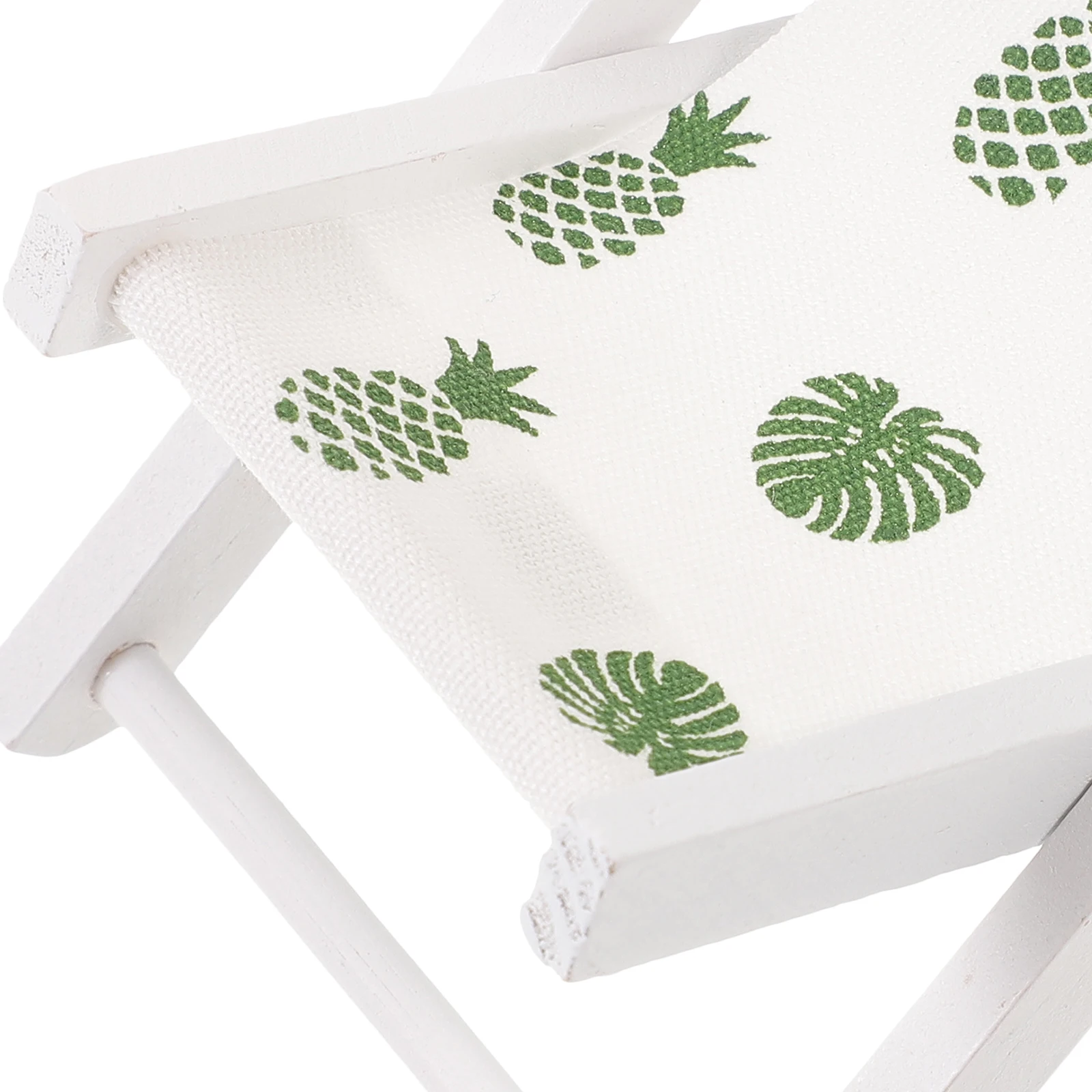 

Beach Chair Decoration Model Mini Nautical Style Chairs Inflatable Dollhouse Coastal Ornament Cloth Baby Foldable