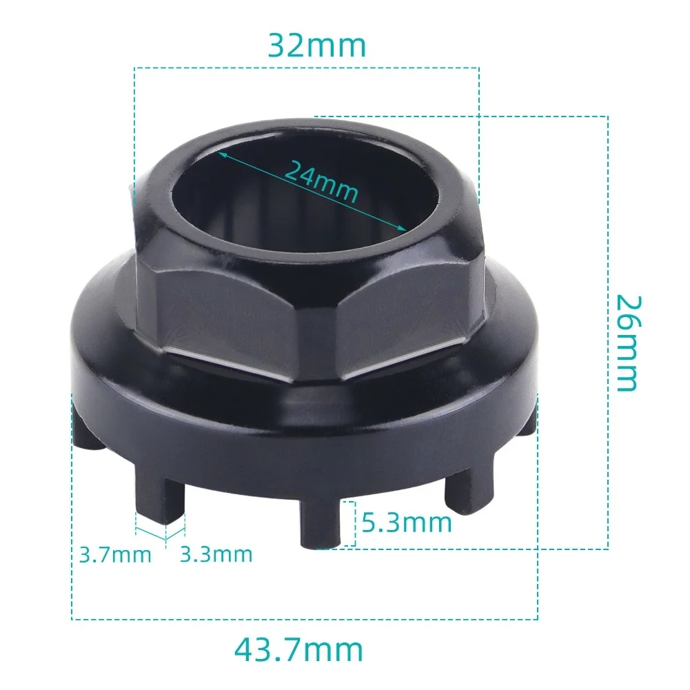 دراجة أداة أسفل العمود أداة الأخطبوط المقبس أسفل العمود المقبس غطاء علوي ثمانية الفك المقبس أسفل قوس كرنك مزيل
