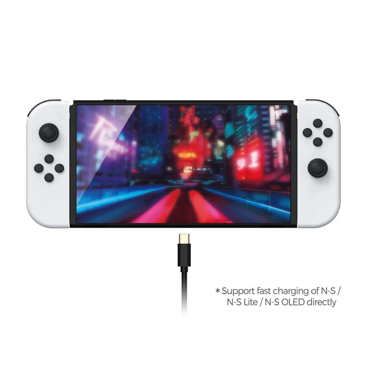 ABNJ PD 45W USB C Charger Fast Charging Adapter Type C Cable for Switch 2 Switch/OLED/Lite US Plug - view 2