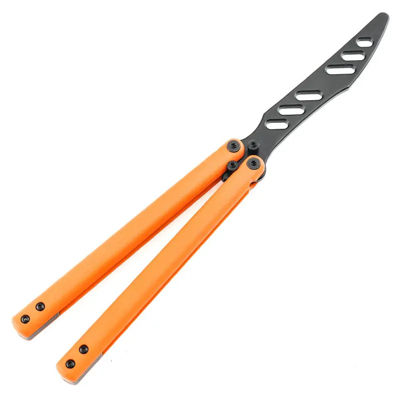 TRSKT Pocket Ball Bearing Balisong Trainer Training Tool Gift  G10 Handle GIft Tool Dropshipping