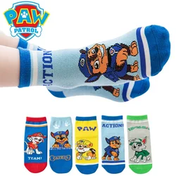 Chaussettes Pat'Patrouille en Coton pour Enfant, 5 Paires, Mignonnes, Décontractées, Douces, Accessoires, Nouvelle Collection Automne