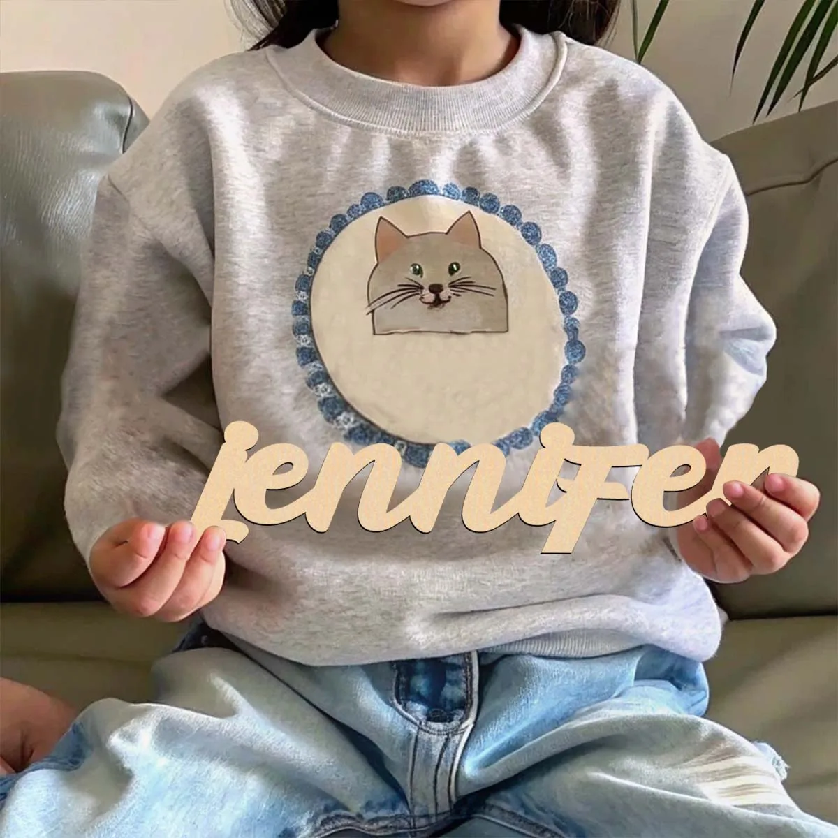 1 قطعة جينفي الملونة مثال للتخصيص اسم لوحة خشبية قطع الليزر علامة النمط التقليدي منضدية اللوحة الزخرفية