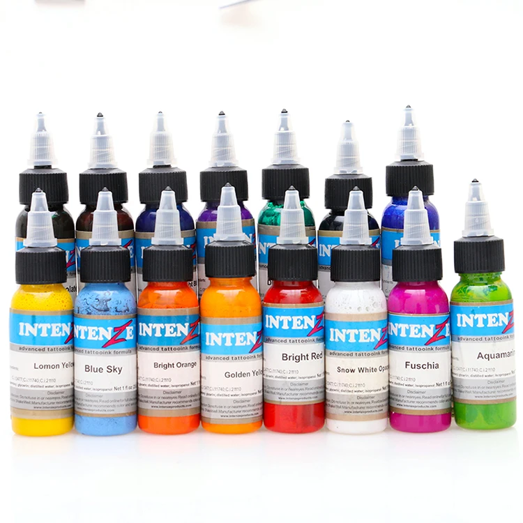 Tattoo Inks 14 Colors 30ml/bottle Tatto Pigment Inks Set For Body Tattoo Art Kit