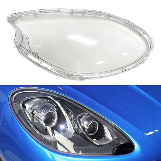 Car Front Headlight Lens Shell Cover Replacement for Porsche Macan S Macan Turbo 2012 2013 2014