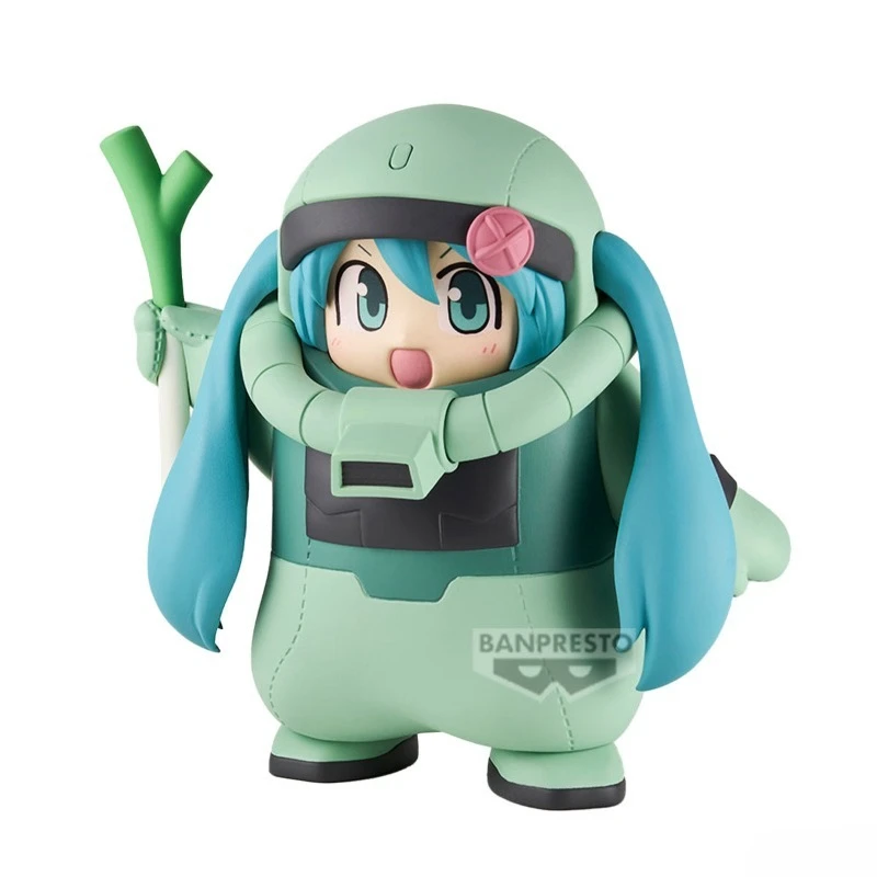 

Gundam 45th anniversary miku MS-06 Zaku 100% Original genuine PVC Action Anime Figure Model Toys Figure Collection Doll Gift