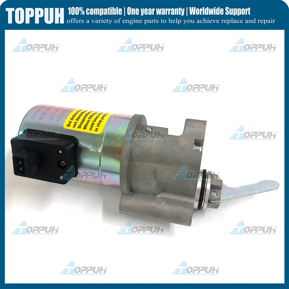 

For Deutz 1012 New 1pc 24V Fuel Shutdown Device shut off solenoid 0419-9901 04199901