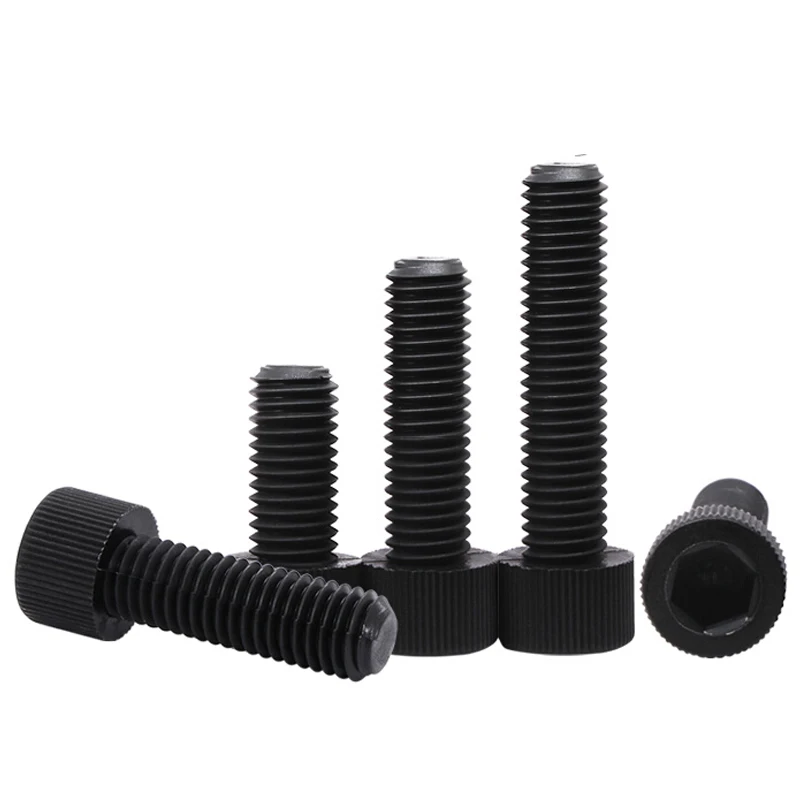 10pcs~50pcs M3 M4 M5 M6 M8 DIN912 Black/ White Nylon Hexagon Hex Socket Head Screw Cup Head Plastic Bolt for insulation use