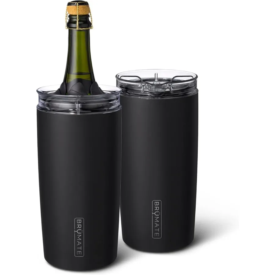 

Togosa 2in1 Wine Chiller Bucket or Champagne Bucket and 100% Leakproof Pitcher Portable Cooler Fits Most Wine Champagne and Liq