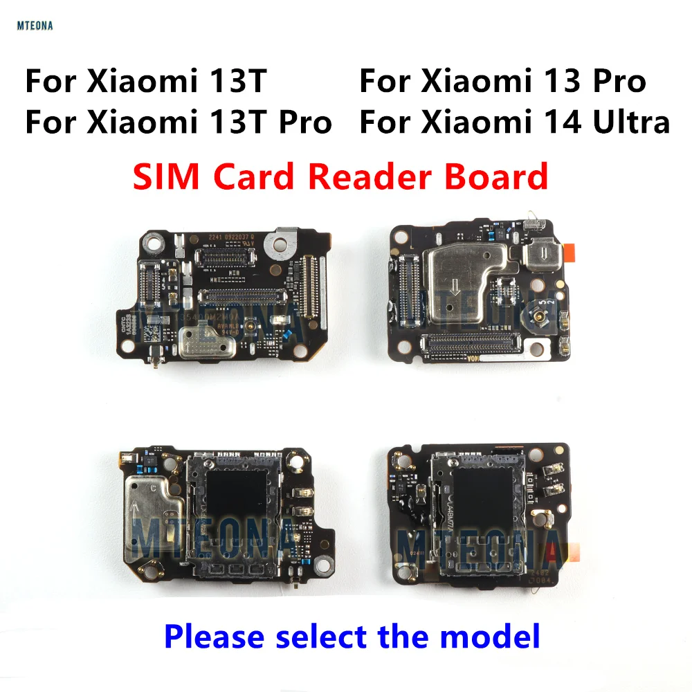 For Xiaomi 14 Ultra MI 13 13T Pro SIM Card Reader Slot Tray Board