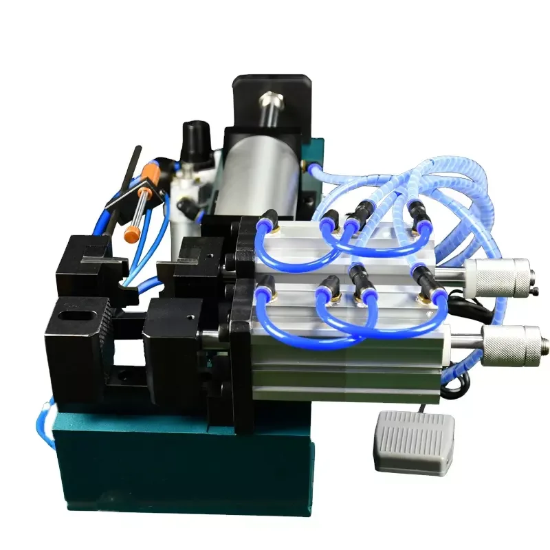 HS-416 inclined-back type Multi-core sheathed wire Pneumatic wire Cable Stripping Machine cable peeling Stripper