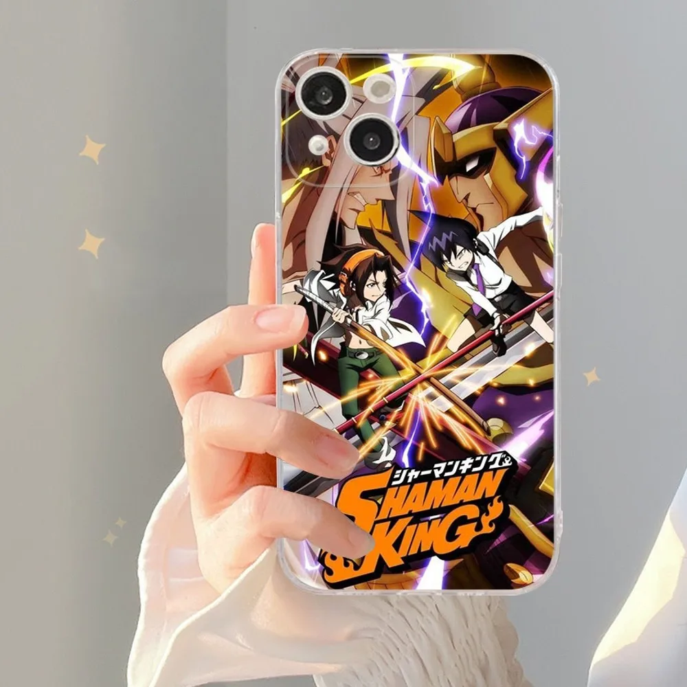 Anime Shaman King Phone Case For IPhone 16 15 14 13 12 Mini 11 Pro XS Max X XR SE 6 7 8 Plus Soft Silicone Cover