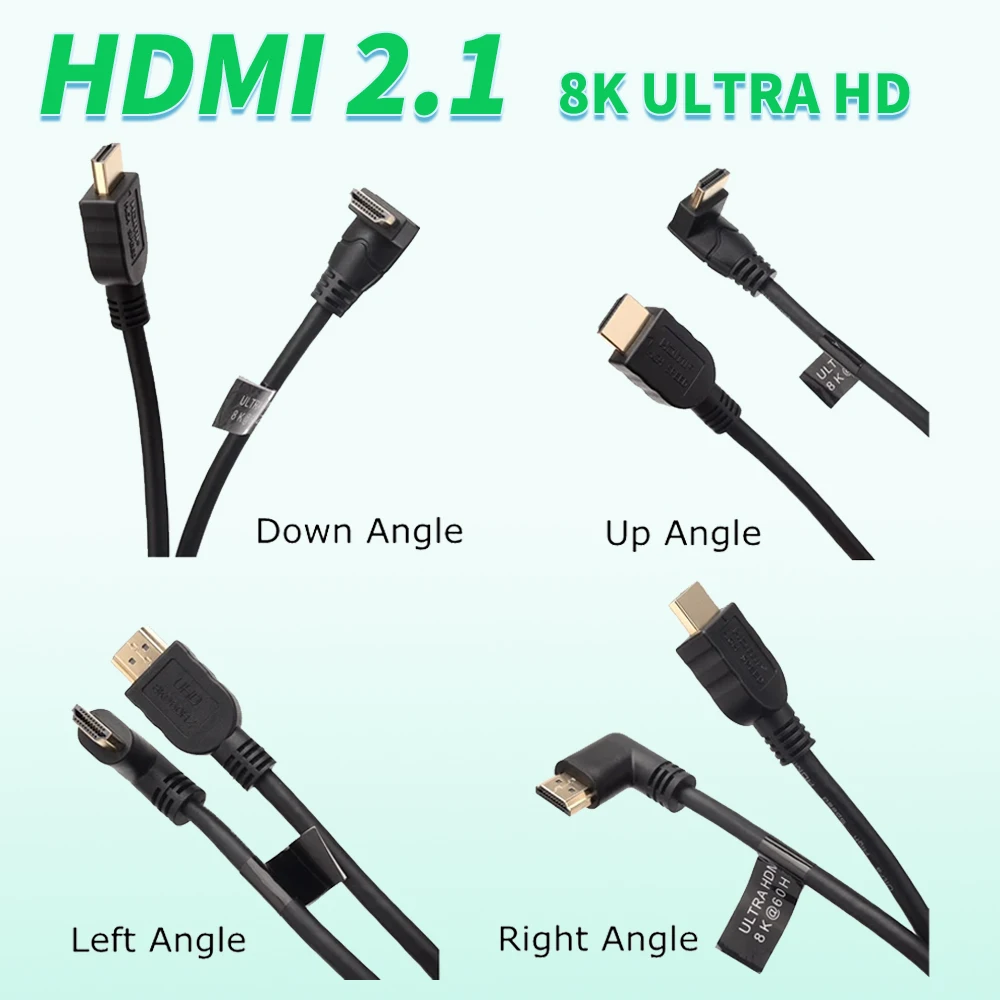 

Левый/правый/вверх/вниз Угловой 90 градусов 8K 60 Гц UHD Ultra HD HDMI-совместимый 2.1 фотосессия 4K 120 Гц HDR 7680X4320 для Xbox