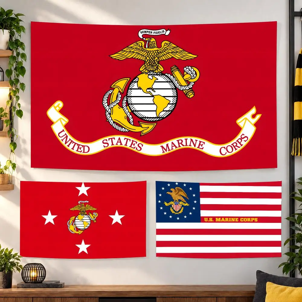 U-united States Marine Corps Tapestry Wall Decoration Suitable For Living Room Bedroom Study Party Home Decor Gift