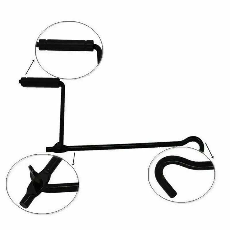 

1pcs Car Jack Hand Crank Wheel Spanner Handle Jack Rocker Hand Tyre Crank Rocker Lever Wrench Jack Rocker Folding Handle Scissor