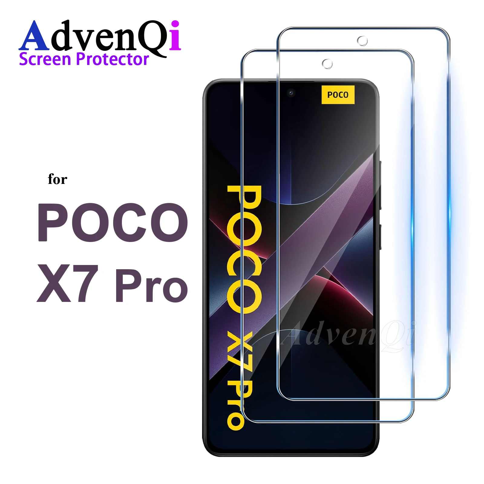 Ochraniacz ekranu dla Xiaomi POCO X7 Pro 6,67 cala Szkło hartowane HD Crystal Mica 9H Etui odporne na zarysowania Przyjazne przezroczyste
