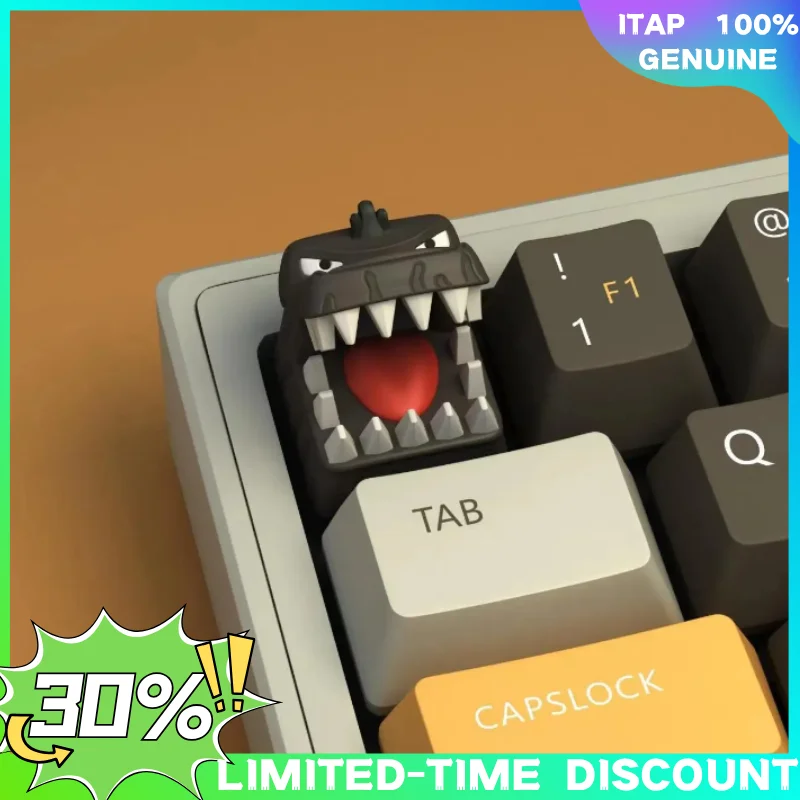 

New Monster Anime Artisan Point Keycap Original Personalized 3D Cool Cute Cartoon Handmade Keycaps Gaming Keyboard Accessories