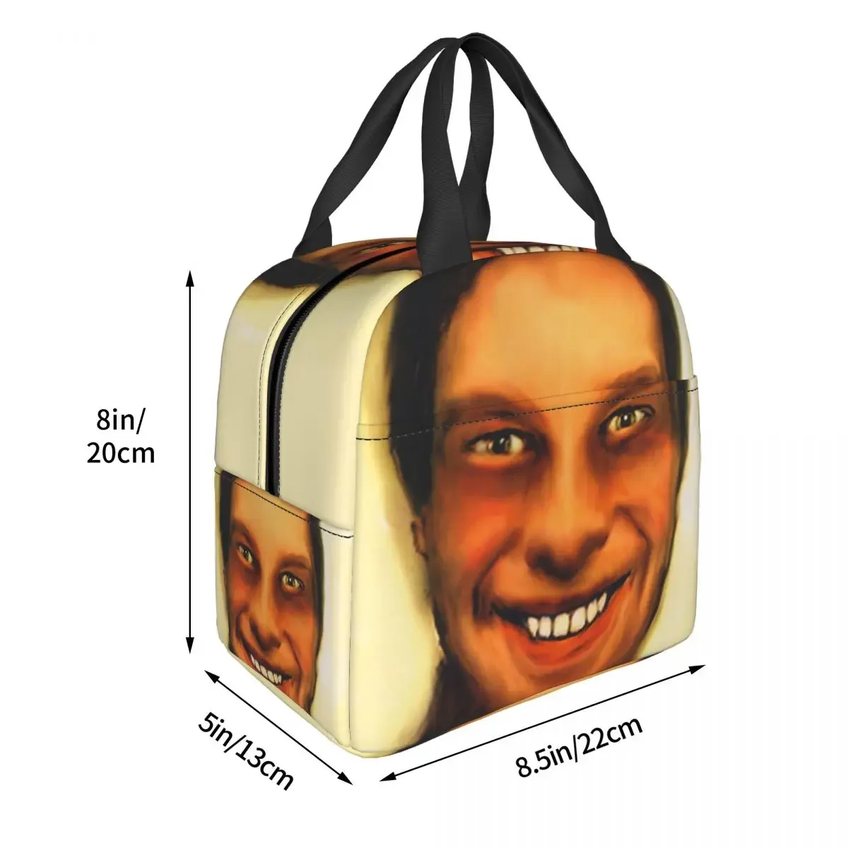 Aphex Twin Thermal Insulated Lunch Bag Women Portable Lunch Container Box for Work School Travel Multifunction Food Tote Bags