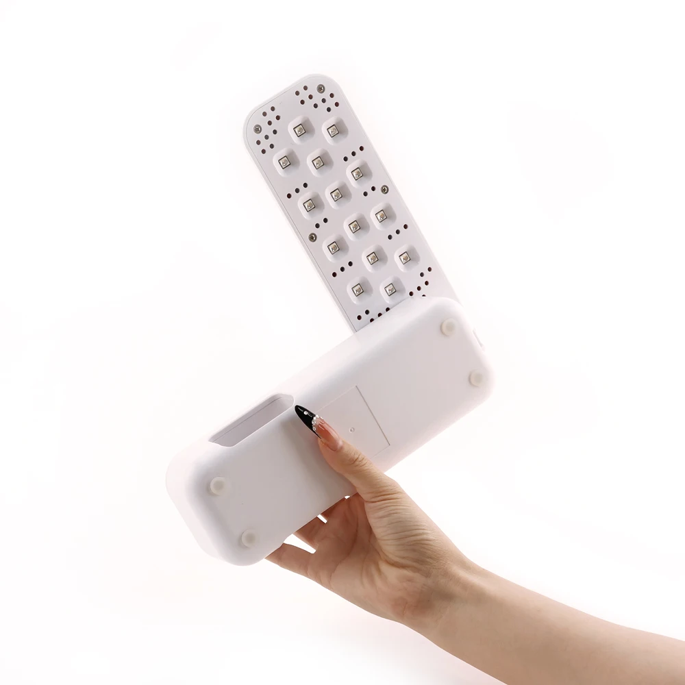 Adjustable Nails 48W Portable Lightweight Rechargeable Nail Lamp Cordless Battery Powerful for Curing Gel