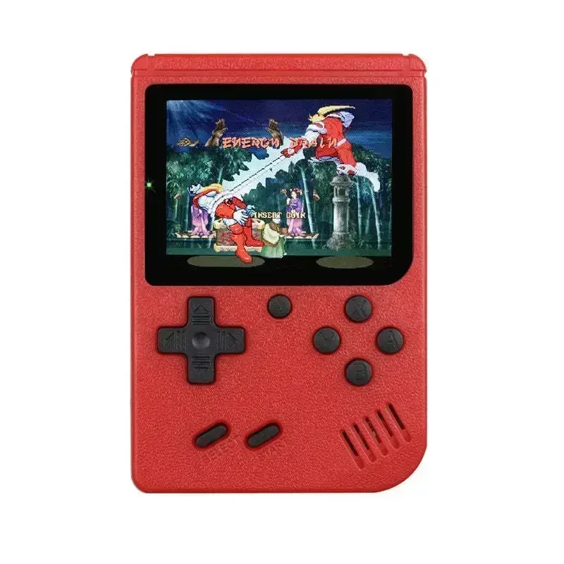 Marios Portable Video Game Console 3 Inch Handheld Connect TV Built-in Color Player with 400 Classic Games Kids Gift