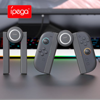 IPEGA Switch 2 Charging Grip for Joy-Con - Adjustable Ergonomic Handle with Dock Station, Compatible NS2/Lite Controllers