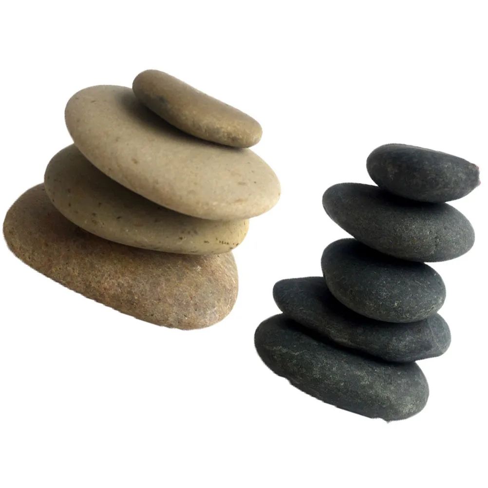 10Pcs Hand-Painted Smooth Stones Perfect for Small Writing Personalized DIY Polishing Pebbles Creative Drawing Painted