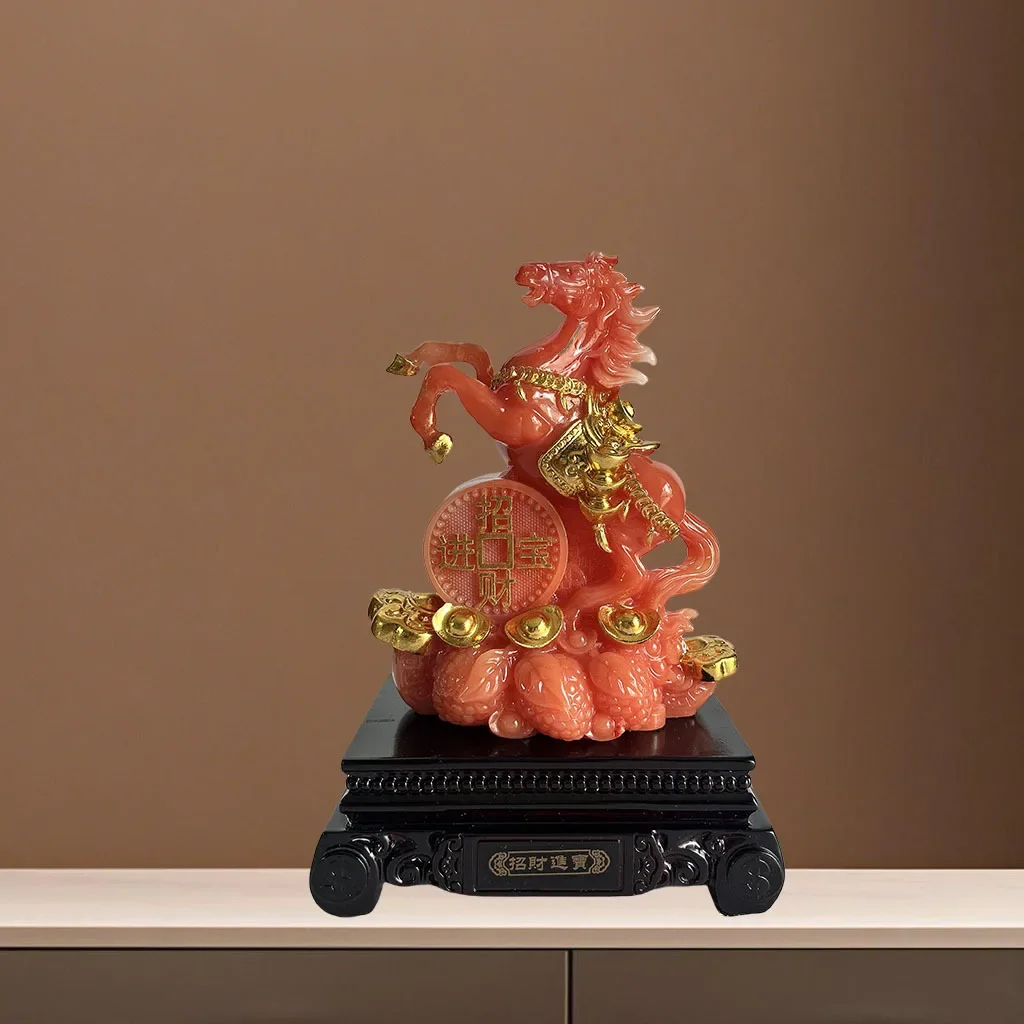 &R% Popular Horse Animal Resin Ornament, Successful Handicrafts, Home Decoration, Chinese Gifts