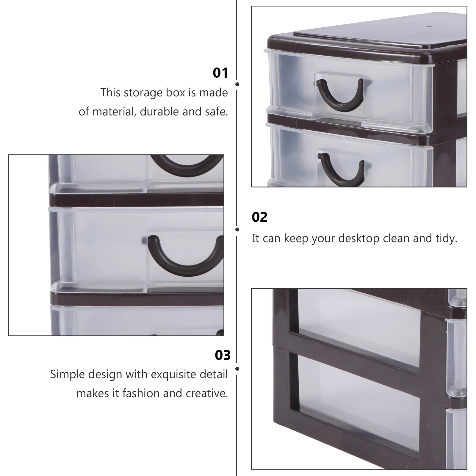 Storage Drawer Drawers Plastic Organizer Cabinet Box Closet Unit With Type Desktop Shelf Stacking/ Furniture Bins Chest Layer