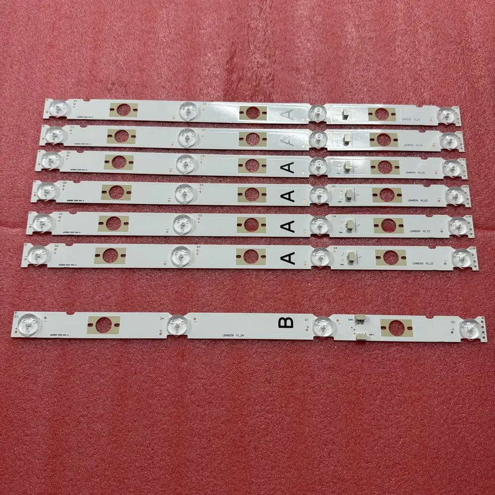 7pcs/set LED Strip for SONY TV KDL-48WD650 KDL-48WD653 KDL-48W650D KDL-48W653 KDL-48W655 LB48009 V1_04