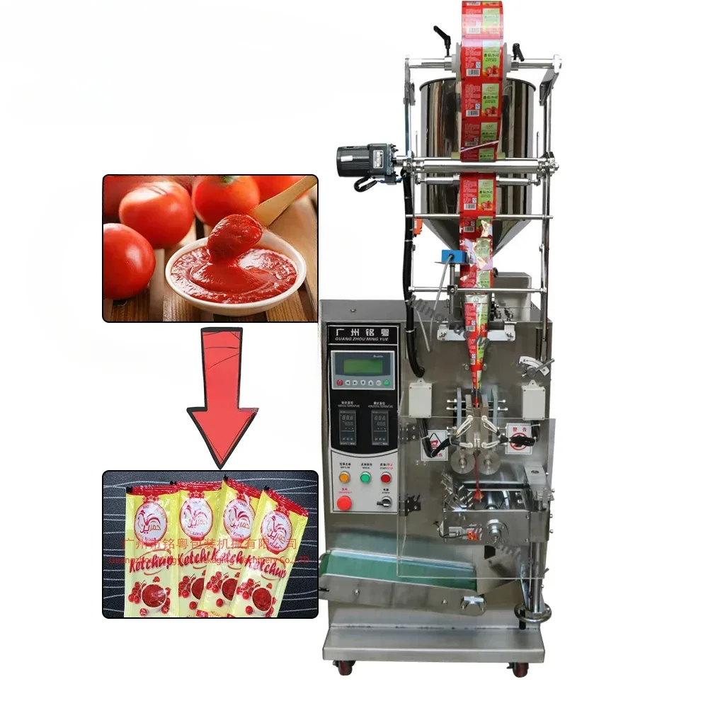 cream/jam liquid sachet packaging machine Essence Cosmetic sample Hand skincare cream sachet packing machine