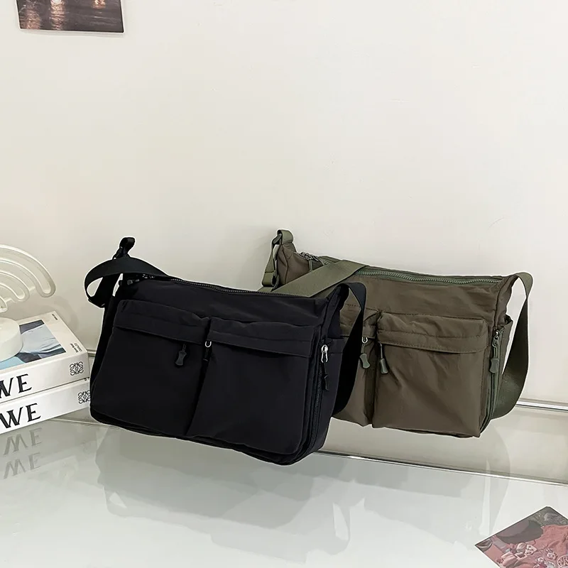 

Мужская повседневная сумка через плечо большой вместимости, мужская сумка через плечо