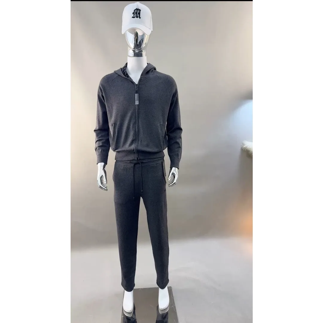 2-Piece Men's Golf Set 2026 Fall New Korean Style Baseball Zip-Up Hoodie Casual Pants Sporty Stretch QuickDry Breathable Soft