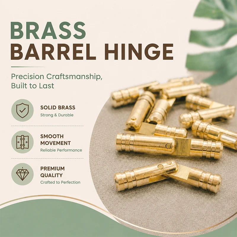 

Brass Cylinder Hinge Concealed Invisible Straight Furniture Hinge for Wooden Jewelry Box Cabinet Hidden Mounting Hardware