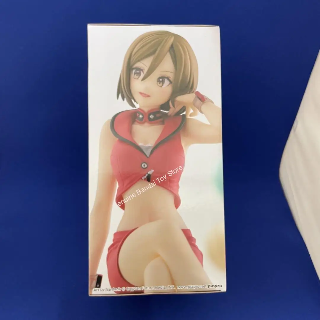 在庫あり-furyu-初音ミクシリーズ-ヌードルストッパー-meiko-pvc-アニメアクションフィギュアモデルコレクション玩具