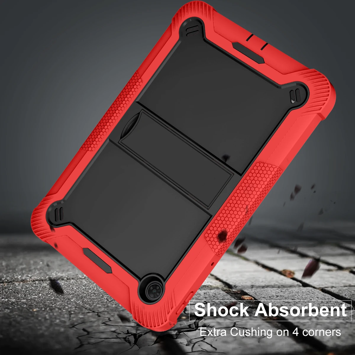 Heavy Duty Armor Case For TCL Tab 10 5G 10.1 inch Tab 8 LE 9137W 9132W 8.0 inch Silicone Shockproof Stand Cover 3 Layer Protect 