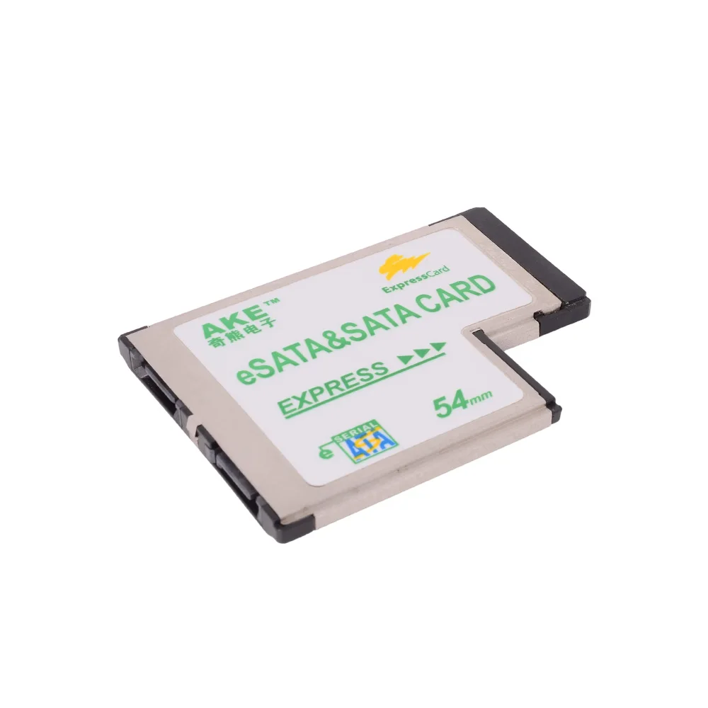 NECXG 54mm T-shaped Express To SATA/ESATA JMB Chip with Built-in Non Exposed Short Card for Laptop SATA/ESSATA Interface Device
