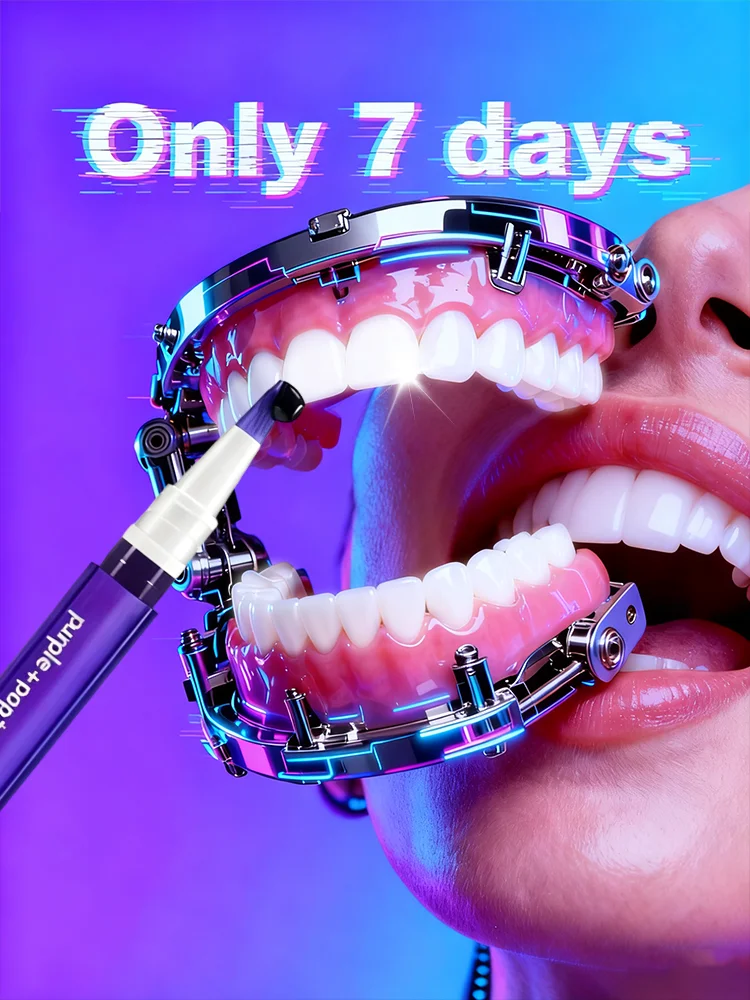 [2025 Hotsale]purple pen solve yellow stains,Dental care tools,free shipping