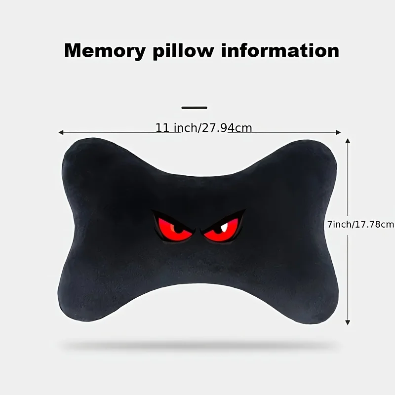 Devil's Eye Auto-Kopfstütze, Auto-Sitz-Kopfstütze, Auto-Memory-Foam-Schutzpolster, Universelles Auto-Kopfstützpolster – Detail 1